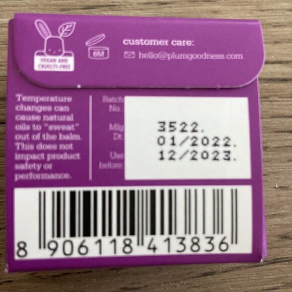 Lip balm berry flavor new sealed PLUM adding new Ipsy bag - Picture 10 of 10